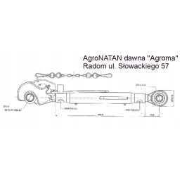 Centrinė jungtis su kabliuku, rutulio skersmuo 257 mm, rutulio skersmuo