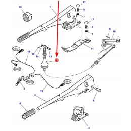 71715113 rankinio stabdžio trosas