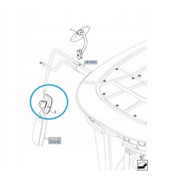 Papildomas veidrodis New Holland TC 84405789