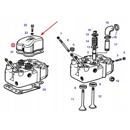 F238200210070 vožtuvo dangtis