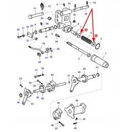 Va048578 pakėlimo dangčio spyruoklinė poveržlė