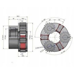 Mf3 reduktoriaus palydovinis krepšelis, originalus 897711m93