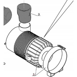 Manitou 224711 pilnas oro filtras