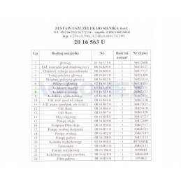MF 4 variklio tarpiklių komplektas, originalus Ursus