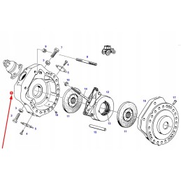 X484101200000 stabdžių dangtelis m16 x 10