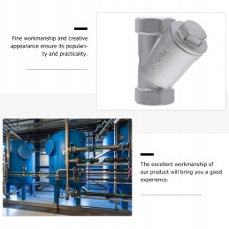 1 vnt sriegiuotas nerūdijančio plieno išankstinis filtras