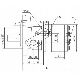 Smr160a225ygp orbitinis variklis 160cc gopart