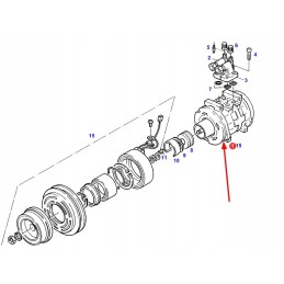 F385551020120 kompresoriaus sankabos elektromagnetas