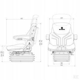 Maximo Comfort plus gramer sėdynė naujo dizaino