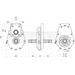 Daugiklis 20kw 1 3 8 ww gr2 gr3 wl hidrolideris