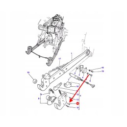 3008316x1 galinės pakabos kaištis