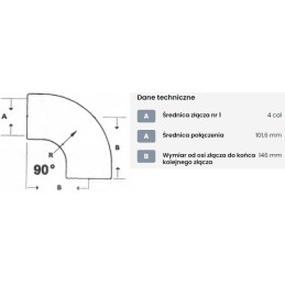 Guminė jungtis 3 90 st Donaldson P105533