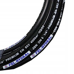 Hidraulinė žarna presavimui dn06 su 2 pynėmis