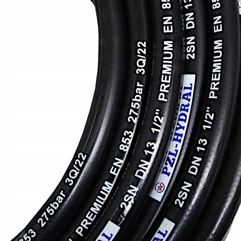 Hidraulinė žarna dn12 presavimui su 2 pynėmis