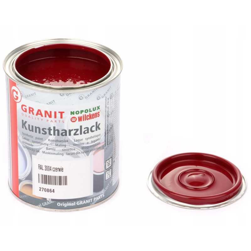 Lako dažai mašinoms RAL3004 1l Wilckens granitas