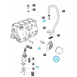 Variklio alyvos filtras egq140 ls traktorius