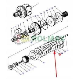 Slėgio diskas massey ferguson 3387346m1