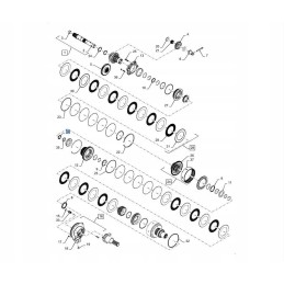 Vairo jungties tarpiklis 35x42x4 new holland case 51736
