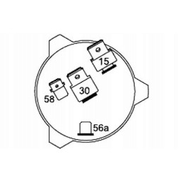Uždegimo jungiklio korpusas deutz john deere al35864 3136852r1
