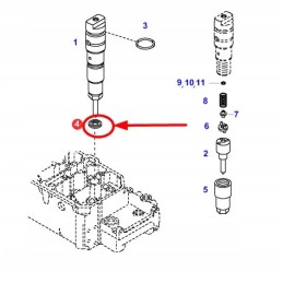 F716200710060 purkštuko varinė poveržlė