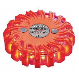 Raudona avarinio apšvietimo lemputė