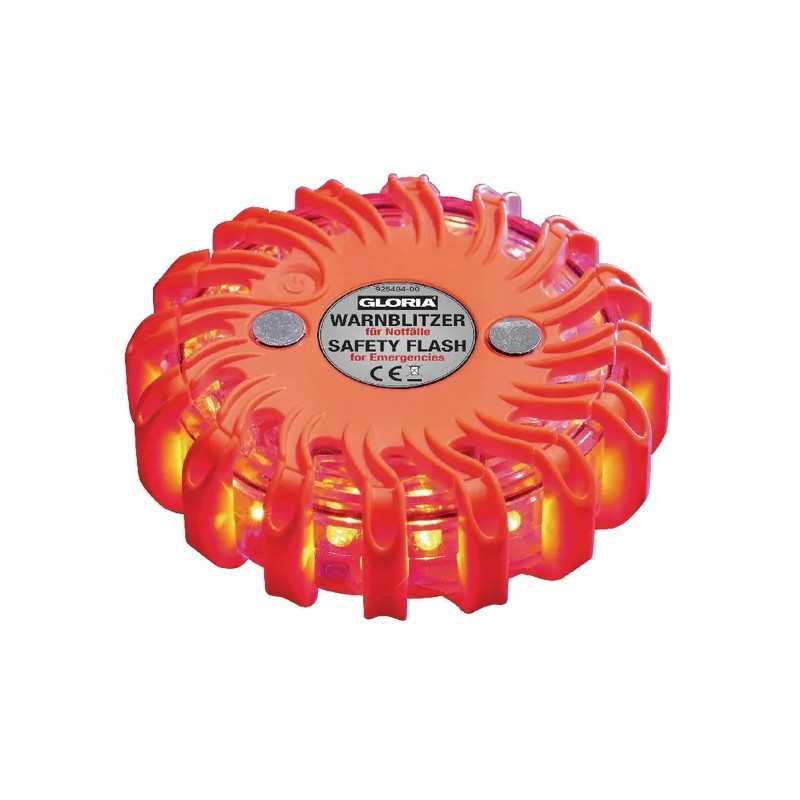 Raudona avarinio apšvietimo lemputė