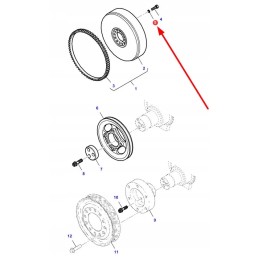 745365m1 smagračio tvirtinimo poveržlė