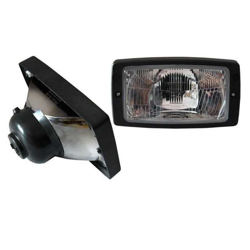 Atšvaitas optinis elementas su Zetor korpuso rėmeliu