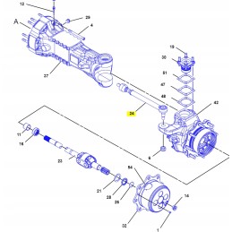 Vairo stovo kačių teleskopinis krautuvas rota 2097480