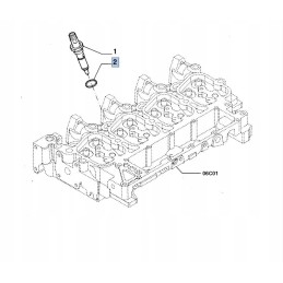 Purkštuko sandariklis new holland cnh 4895297