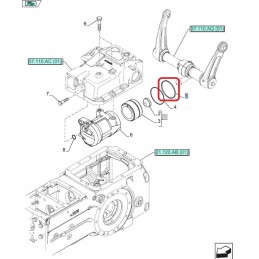New Holland korpuso pakėlimo sandariklis 5125941
