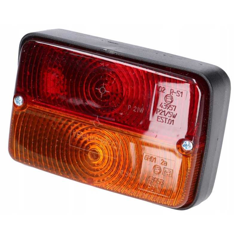 Galinis žibintas 20x80mm korpusas renault deutz mf