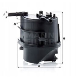 Mann kuro filtras peugeot 206 207 bipper 1 4 hdi