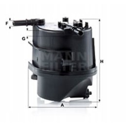 Mann kuro filtras peugeot 206 207 bipper 1 4 hdi