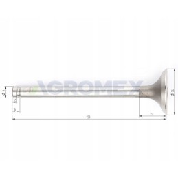 Išmetimo vožtuvas mf4 originalus ursus 31431881