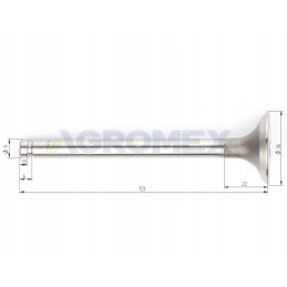 Išmetimo vožtuvas mf4 originalus ursus 31431881