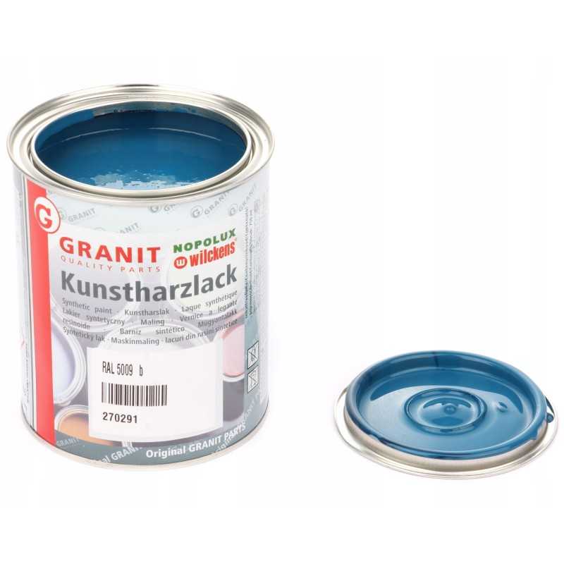 Lako dažai mašinoms RAL 5009 1l Wilckens granitas