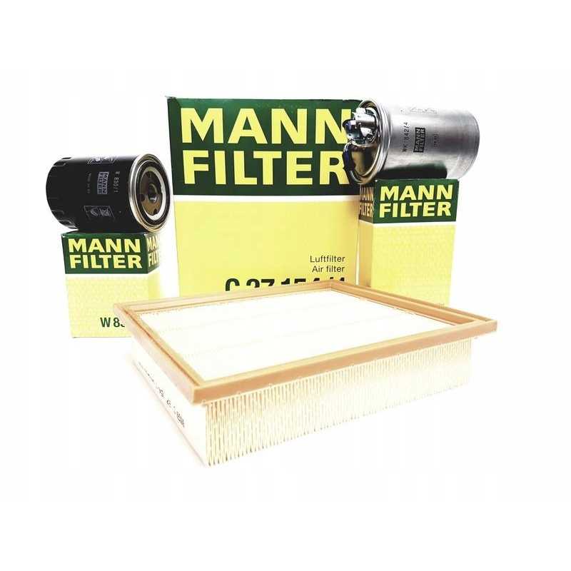 Vw golf 3 iii 1 9tdi 90km ahu mann filtrų komplektas