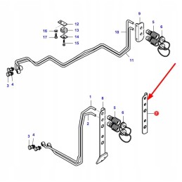 Va340086 kabelio tvirtinimo kronšteinas