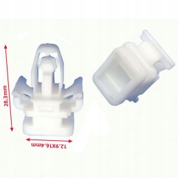Priekinės kolonos vidinio skydelio laikiklio spaustuko keitimo priedas j01 skirtas