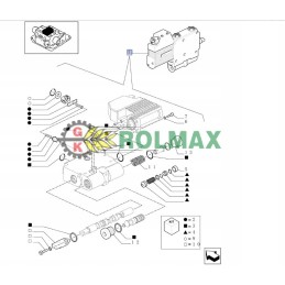 Hidraulinis skirstytuvas new holland t6000 case pu