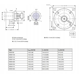 Galingas omsw smsw 315 hidraulinis variklis