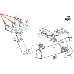 F214202100030 išmetimo kolektoriaus tarpiklis