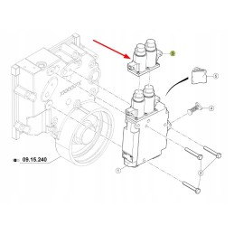 0011367040 galinės ašies solenoidinis vožtuvas