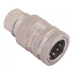 Hidraulinės greitosios jungties lizdas su šalintuvu c