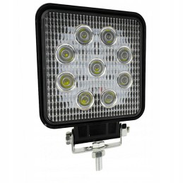 16 LED halogeninė darbo lempa 9 LED 27W 12 24V
