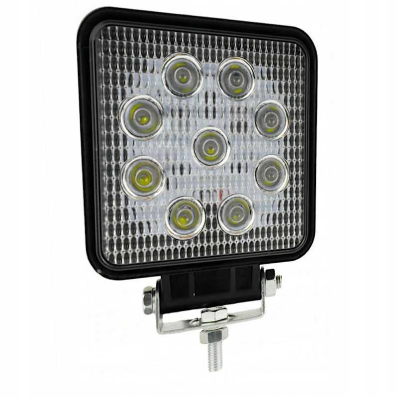 16 LED halogeninė darbo lempa 9 LED 27W 12 24V