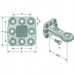 Prikabinimo akis oe akis 50 mm 78757244 rokeris