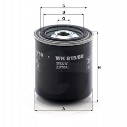 Mann filtras wk 815 80 kuro filtras
