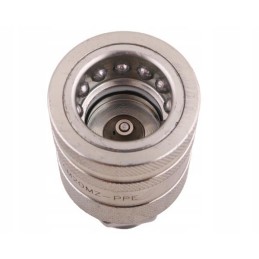 Hidraulinės greitosios jungties lizdas su šalintuvu c